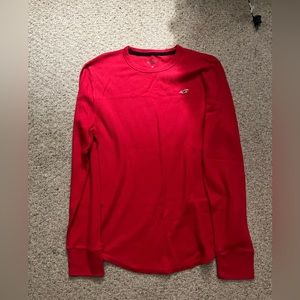 Men’s Red Hollister Thermal Long Sleeve